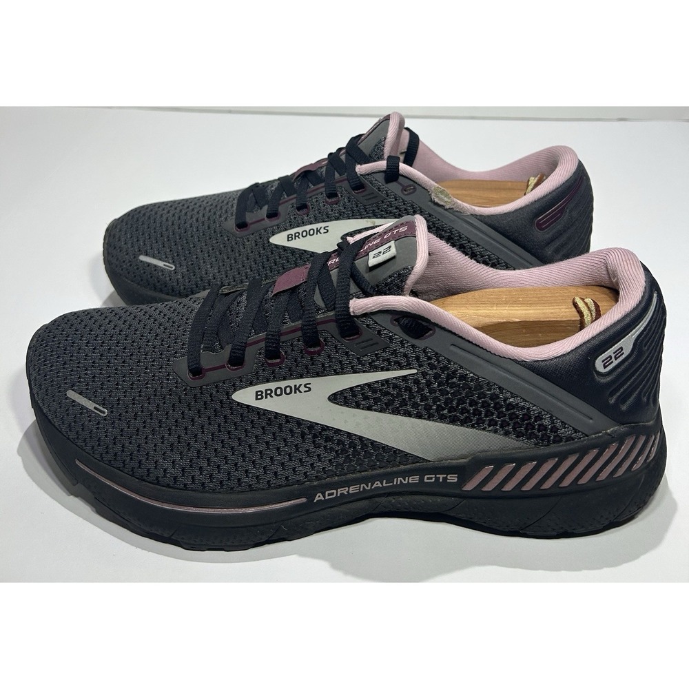 Brooks Shoes Womens Size 11 Black Adrenaline GTS 22 Running Casual 1203531B015